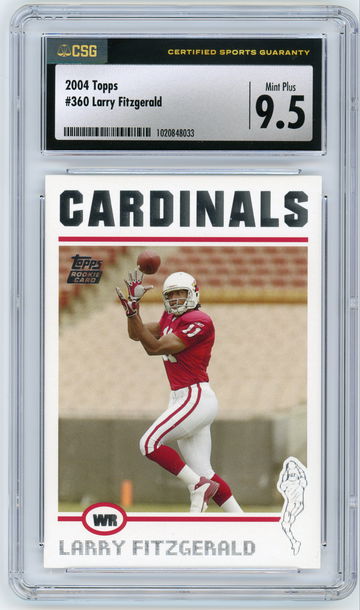 LARRY FITZGERALD 2004 Topps Rc #360 CSG 9.5
