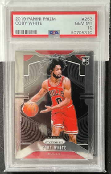 2019 Panini Prizm Coby White PSA 10