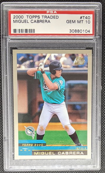 Miguel Cabrera 2000 Topps