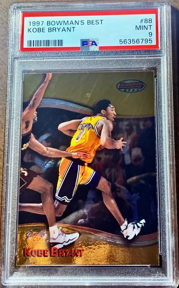 1998-99 Bowman's Best Kobe Bryant #88 PSA 9 Mint