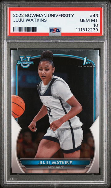 2022 Bowman Chrome University Juju Watkins #43 PSA 10