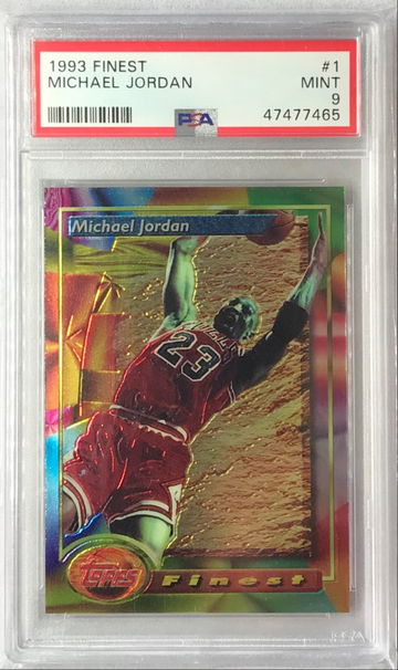 Michael Jordan 1993 Finest #1 - PSA 9 Mint