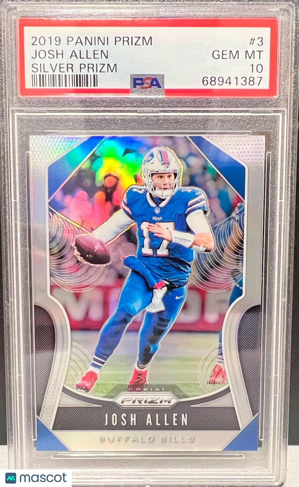 JOSH ALLEN 2019 Panini Prizm Silver SP #3 PSA 10 Gem Mint BILLS