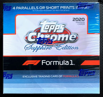 2020 Topps Chrome Formula 1 F1 Sapphire Sealed Box