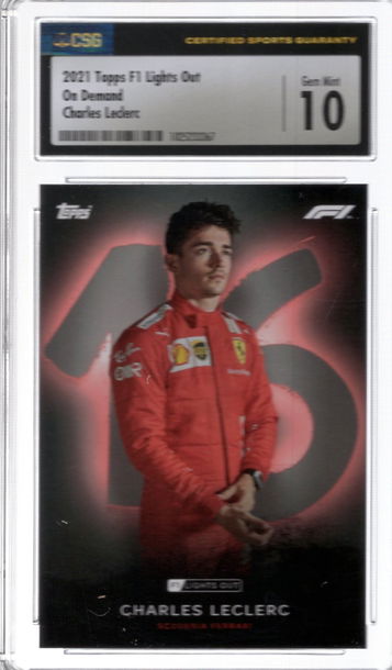 2021 Topps F1 Lights Out Charles Leclerc 10