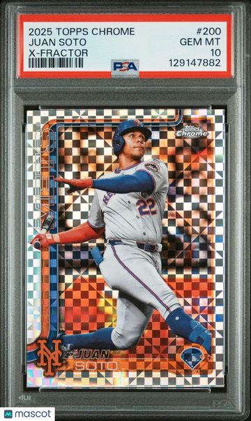 2025 Topps Chrome Juan Soto #200 X Fractor PSA 10