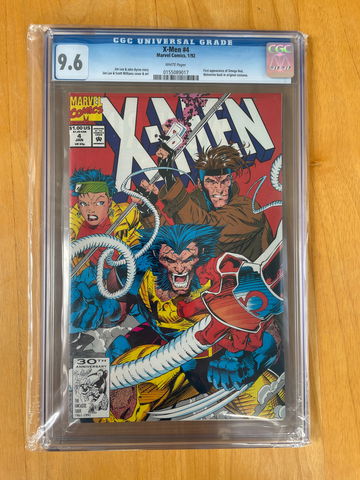 X-Men #4 CGC 9.6 White Pages. 1st Omega Red
