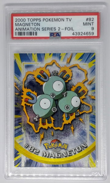 2000 Pokemon TV Magneton Animation Series 2 Foil PSA 9 POP 5 Only 5 Higher