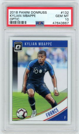 Kylian Mbappe Optic PSA 10