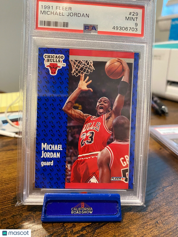 1991 Fleer Michael Jordan #29 PSA 9