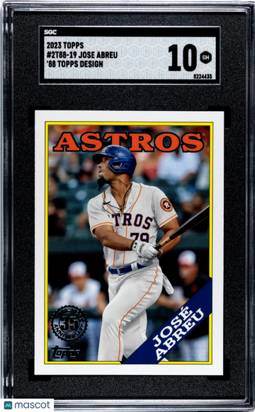 2023 Topps Jose Abreu #2T88-19 '88 SGC 10