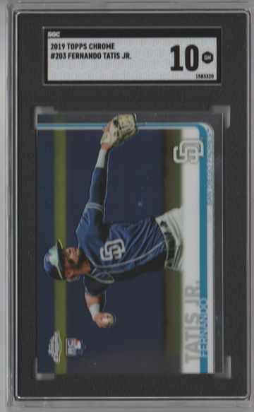 2019 Topps Chrome #203 Fernando Tatis Jr. SGC 10