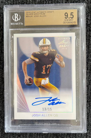 2018 Josh Allen Auto 9.5/10