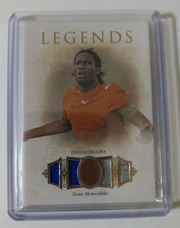 2020 Futera Unique Didier Drogba Legends Game Used Memorabilia 2/10 (SHIPS TRACKED FROM CANADA)