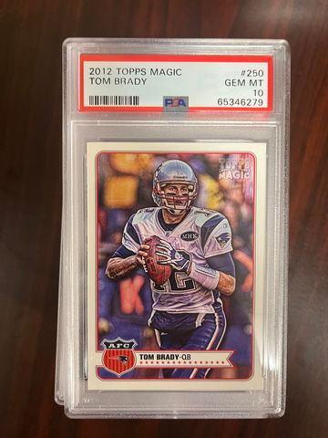 2012 Topps Magic Tom Brady PSA 10