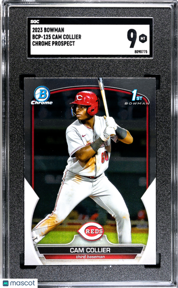 2023 Bowman Cam Collier #BCP-125 CHR. Pros. SGC 9