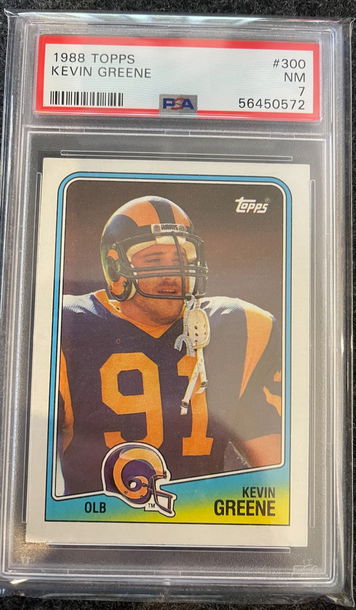 1988 Topps Kevin Greene PSA 7