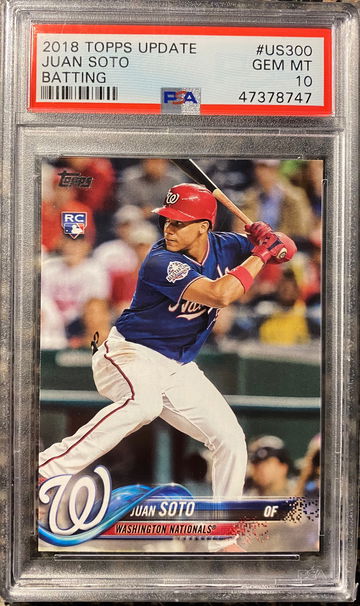 2018 topps update Juan Soto psa 10