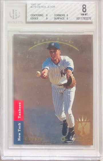 1993 SP Derek Jeter #279 BGS 8 NM-MT
