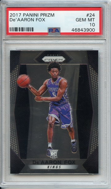 De'Aaron Fox Prizm PSA 10