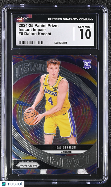 2024-25 Panini Prizm Dalton Knecht #5 Instant Impact CGC 10