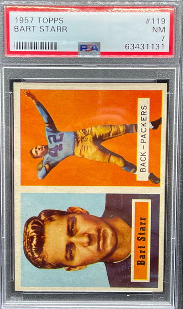 1957 Topps Bart Starr PSA 7