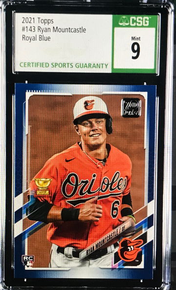 Ryan Mountcastle RC Royal Blue parallel Walmart 