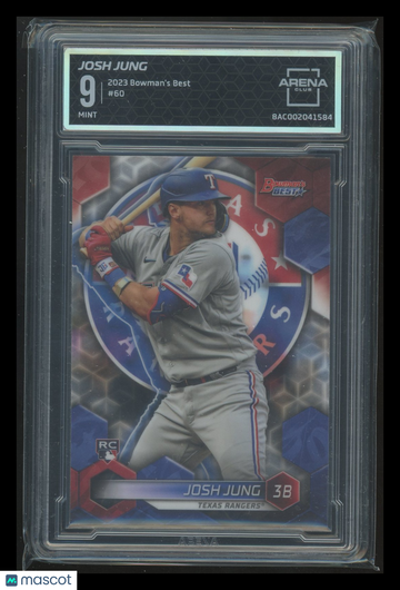 2023 Bowman’s Best Josh Jung #60 RC Arena Club 9