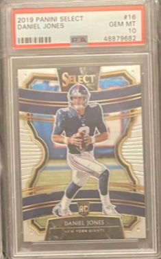 2019 PANINI SELECT CONCOURSE DANIEL JONES PSA 10 GEM MINT