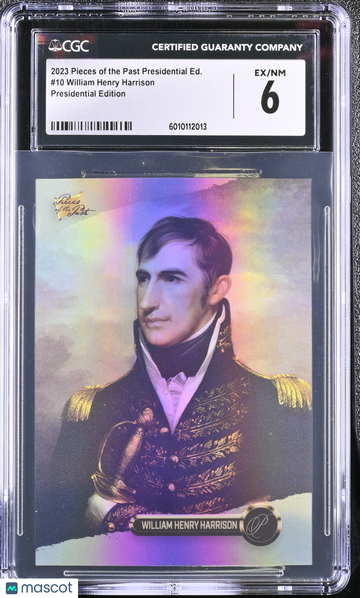 2023 Pieces of the Past William Henry Harrison #10 Presidential Edition CGC 6