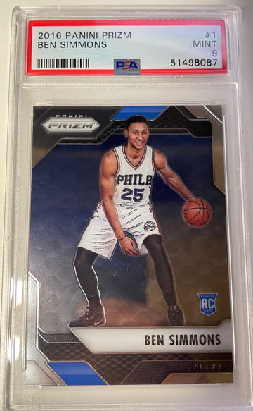 2016 Panini Prizm Ben Simmons PSA 9