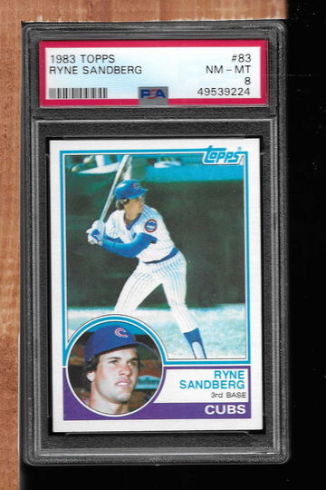 1983 TOPPS RYNE SANDBERG PSA 8