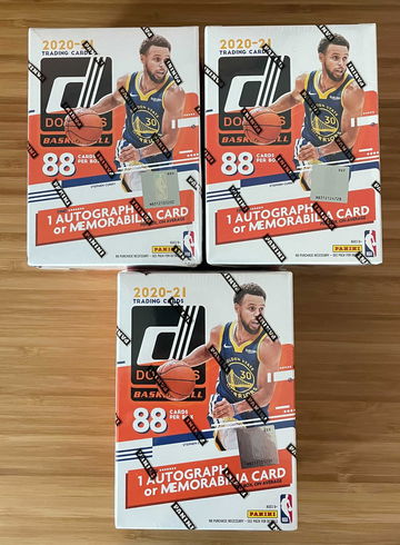 2020-21 Panini Donruss Blaster Box Lot of 3