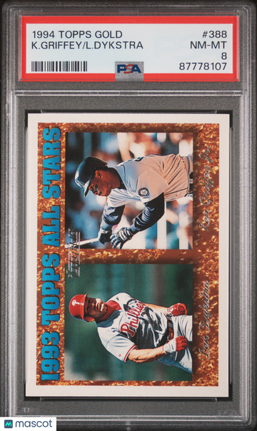 1994 Topps Gold Baseball Ken Griffey Jr. #388 PSA 8 87778107