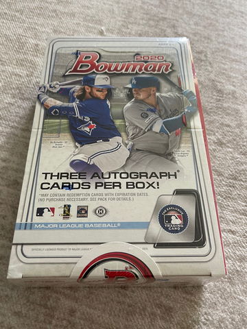 2020 bowman jumbo hta box 