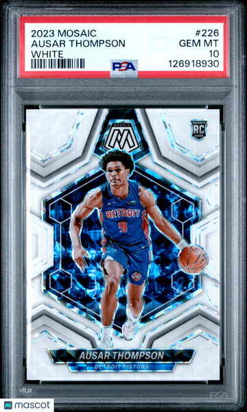 2023 Panini Mosaic Ausar Thompson #226 White PSA 10