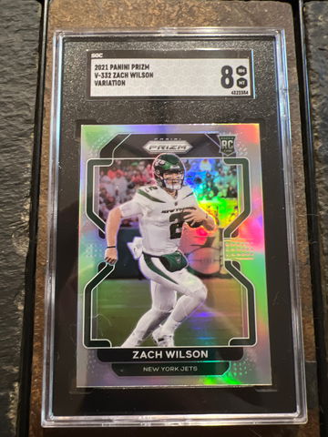 2021 ZACH WILSON SILVER PRIZM VARIATION 