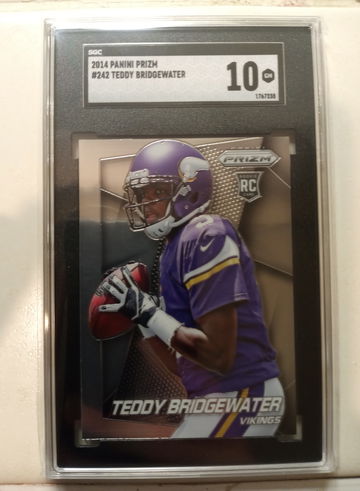2014 Prizm Teddy Bridgewater RC SGC 10