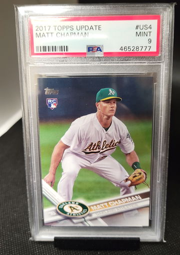2017 Topps Update Matt Chapman Psa 9
