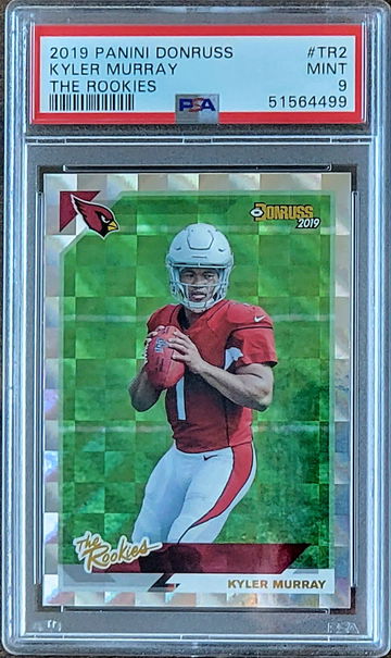 2019 KYLER MURRAY Panini Donruss THE ROOKIES PSA 9 Rookie RC #TR2 