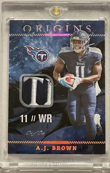 2021 Panini Origins AJ Brown Player-Worn Patch 1/1! Philadelphia Eagles