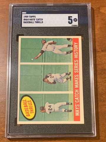 Willie Mays - 1959 Topps (Mays’ Catch) Baseball Thrills 