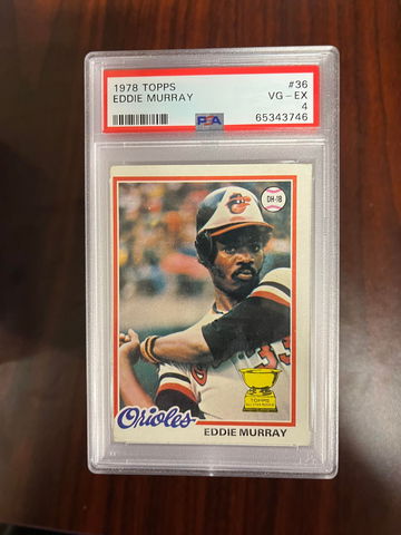 1978 Topps Eddie Murray PSA 4