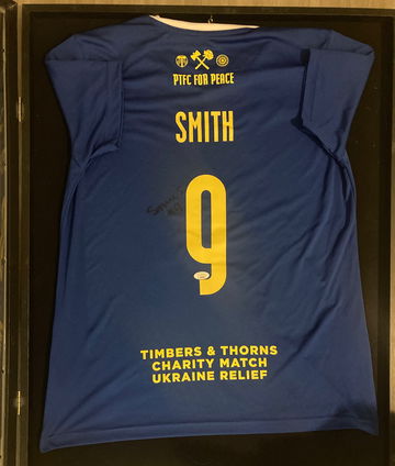 Sophia Smith GAME ISSUED JERSEY SIGNED AUTOGRAPHED Ukraine relief game jsa