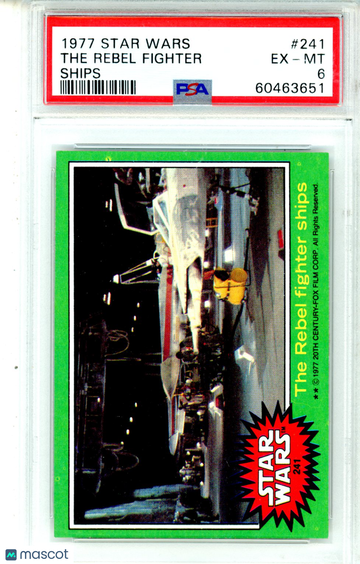 1977 Star Wars The Rebel Fighter #241 PSA 6