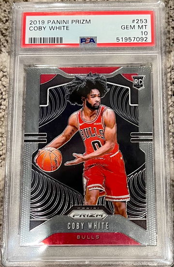 2019 Panini Prizm Coby White PSA 10