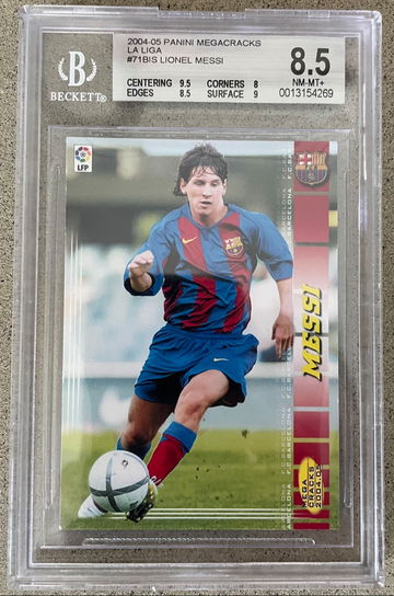 2004 Lionel Messi MegaCracks 71 BGS 8.5