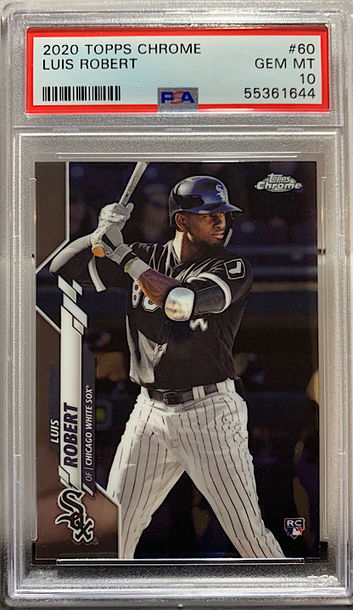 2020 Topps Chrome Luis Robert #60 Rookie Card PSA 10 Gem-MT