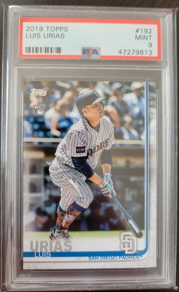 2019 Topps Series 1 Luis Urias PSA 9 Mint San Diego Padres