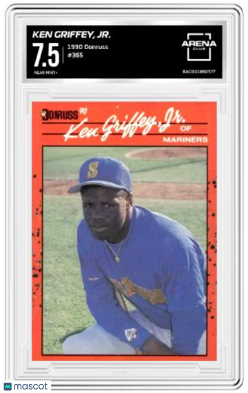 1990 Donruss Ken Griffey Jr #365 Arena Club 7.5